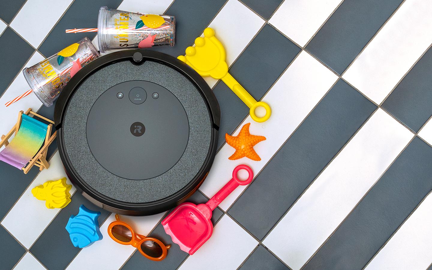 iRobot Roomba i5+ Robot Aspirador + Estación de Vaciado Automático Clean  Base